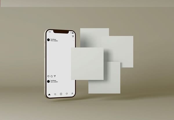 exemple de mockup pour téléphone