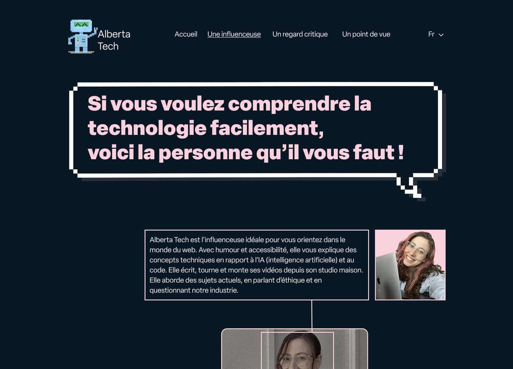 mock-up du site
